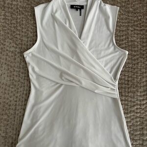 DKNY Elegant White Blouse